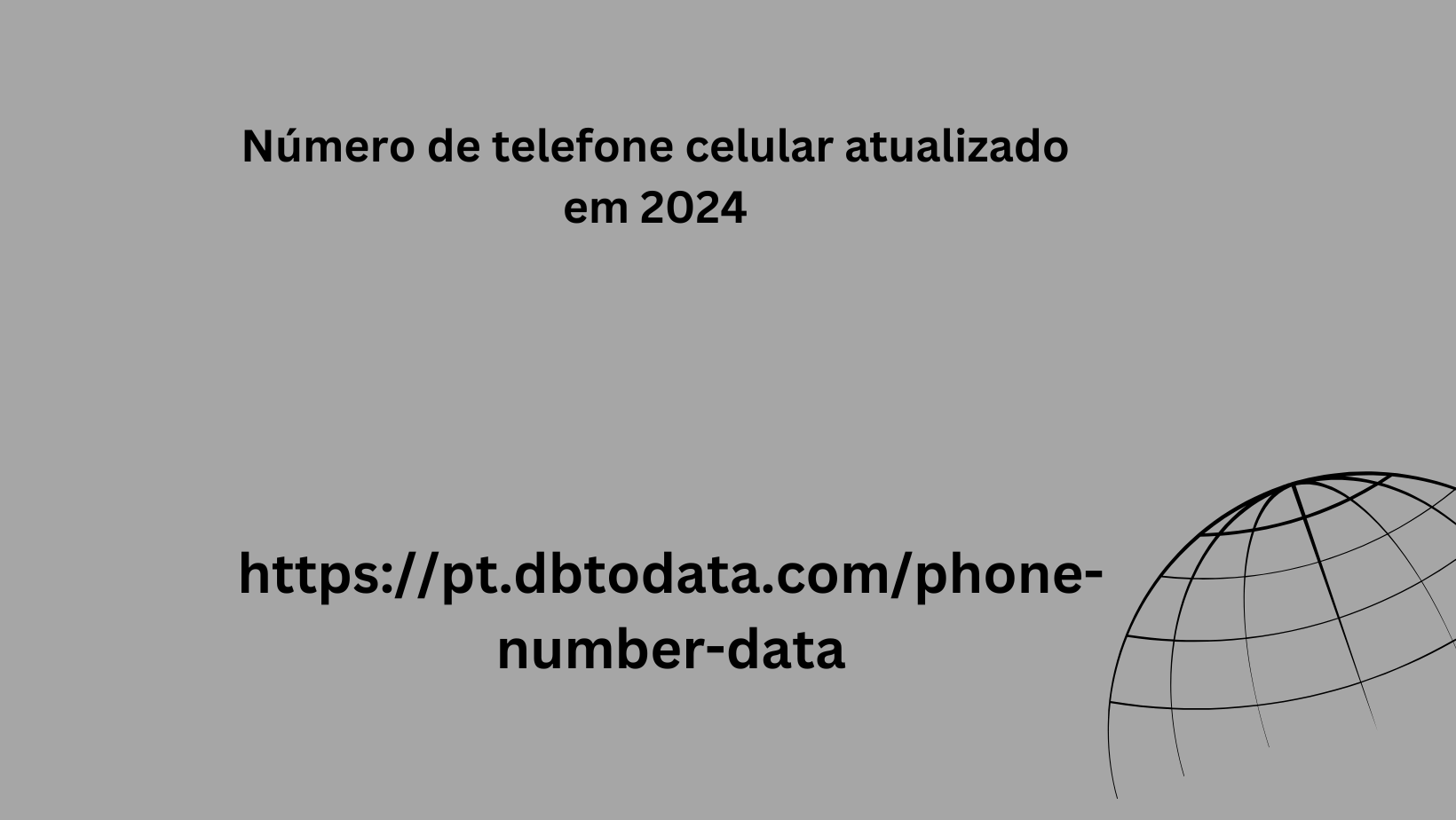 Número de telefone celular atualizado em 2024