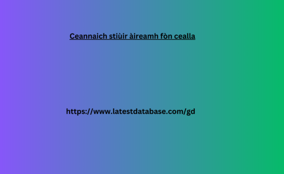 Ceannaich stiùir àireamh fòn cealla